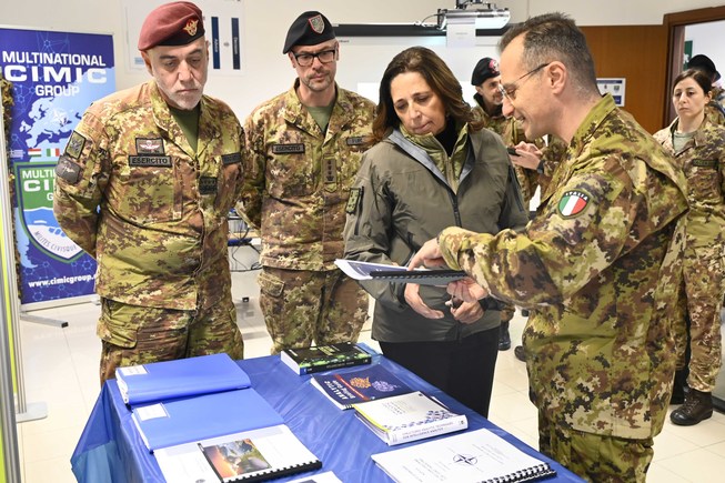 8. il sottosegretario di stato alla difesa visita il centro analisi