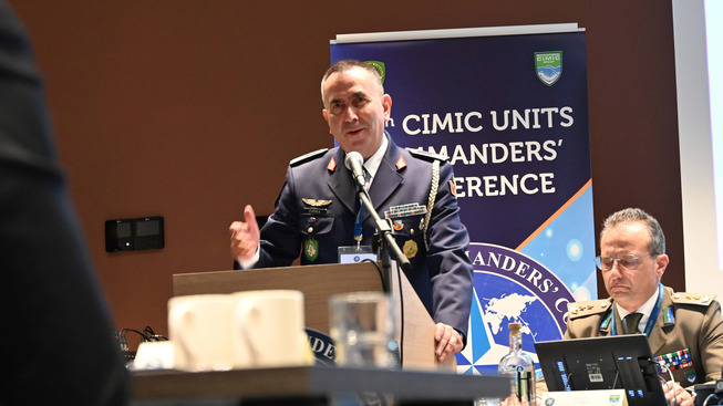 Brig. gen. zarka during opening speech