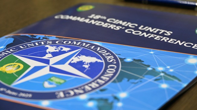 Close up of logo