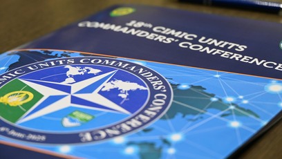 Close up of logo